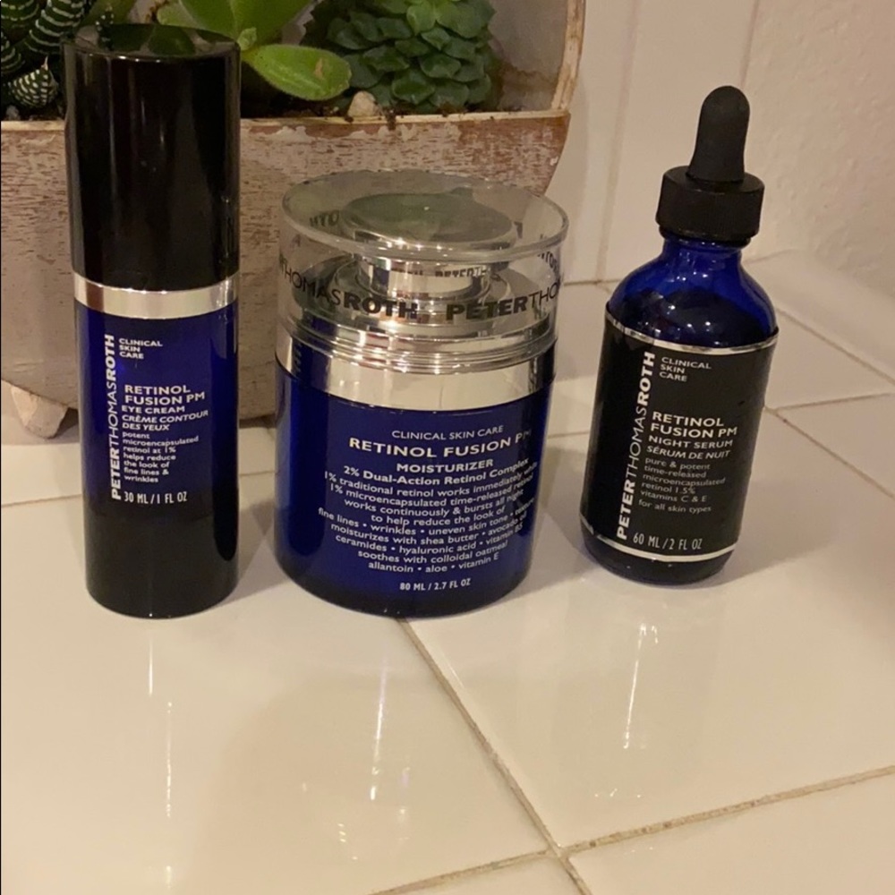 Retinol Fusion Pm night cream and night serum
